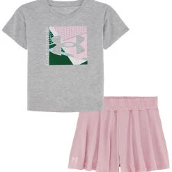 Best UNDER ARMOUR KIDS Flare - Little Girls' Shorts Set 052