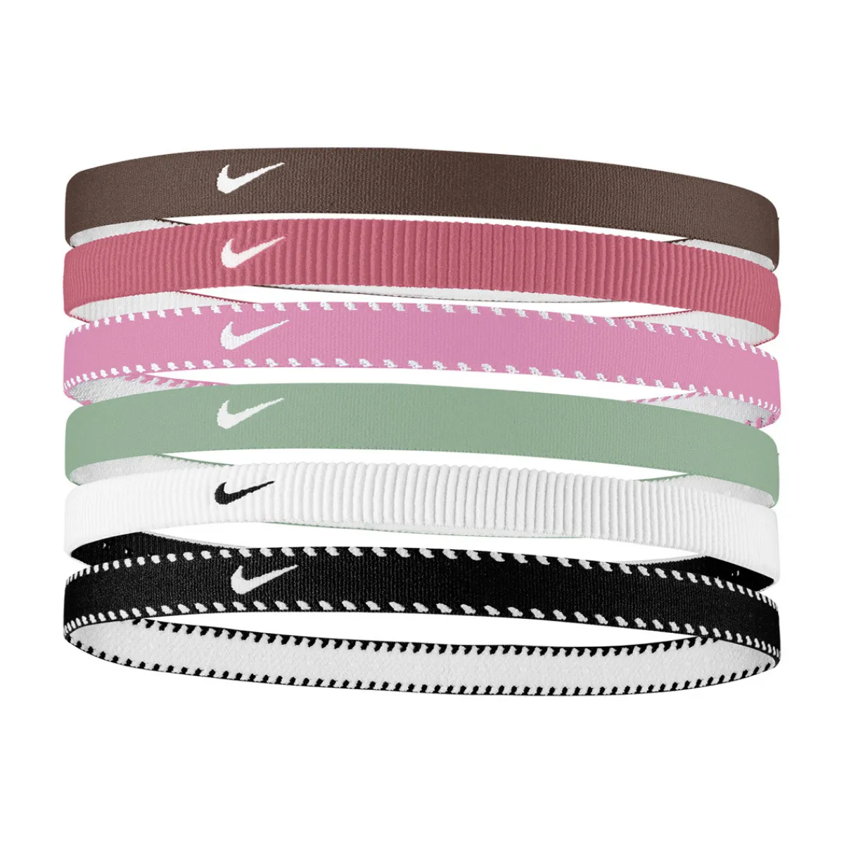 New NIKE Flex Classic (Pack of 6) - Elastic Headbands