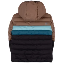 Online NANö F25M1252 - Little Boys' Hooded Quilted Jacket TAUPE
