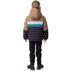 Online NANö F25M1252 - Little Boys' Hooded Quilted Jacket TAUPE