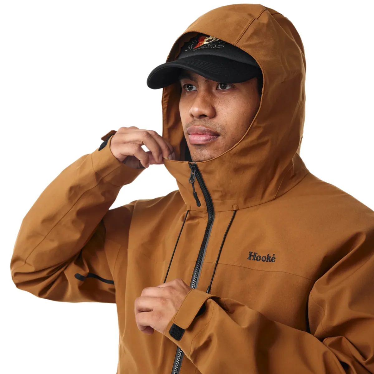 HOOKÉ Frontier Hardshell - Men's Rain Jacket CAM