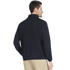 SKECHERS Go Golf GoWalk Ottoman - Men's Half-Zip Sweater BLK
