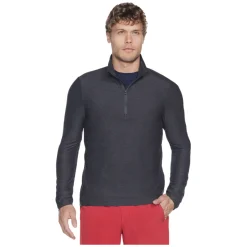 Online SKECHERS GoDri All Day - Men's Quarter-Zip Sweater BKCC