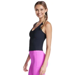 Outlet SKECHERS GoFlex Rib - Women's Training Tank Top BLK