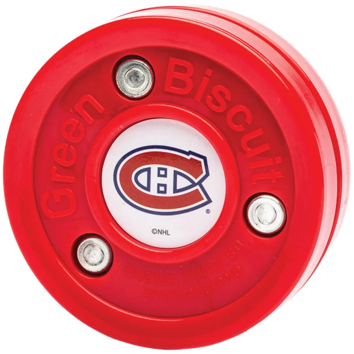 New BLUE SPORTS Green Biscuit NHL - Off-Ice Handling Puck MONTR