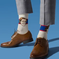 MAJOR LEAGUE SOCKS Fan Zone|Hockey^Guy Lafleur Montreal Canadiens NHL Retro Edition - Adult Caricature Crew Socks