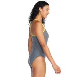 Women SPEEDO Training Swimsuits|Training Swimsuits^Heather Closed Back - Women's One-Piece Aquafitness Swimsuit