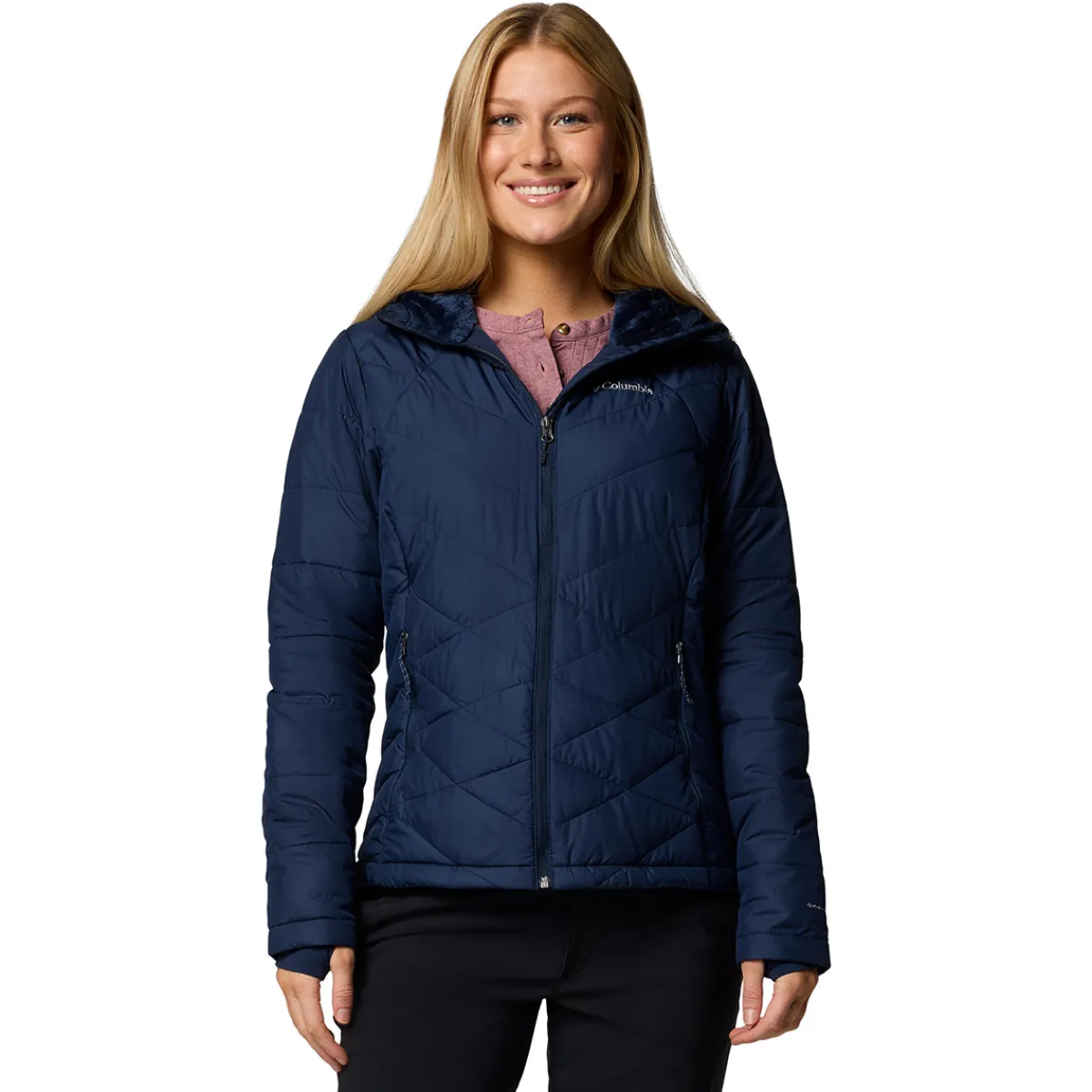 Women COLUMBIA Clothing|Mid-Season And Aerobic Jackets^Heavenly - Women's Hooded Insulated Jacket