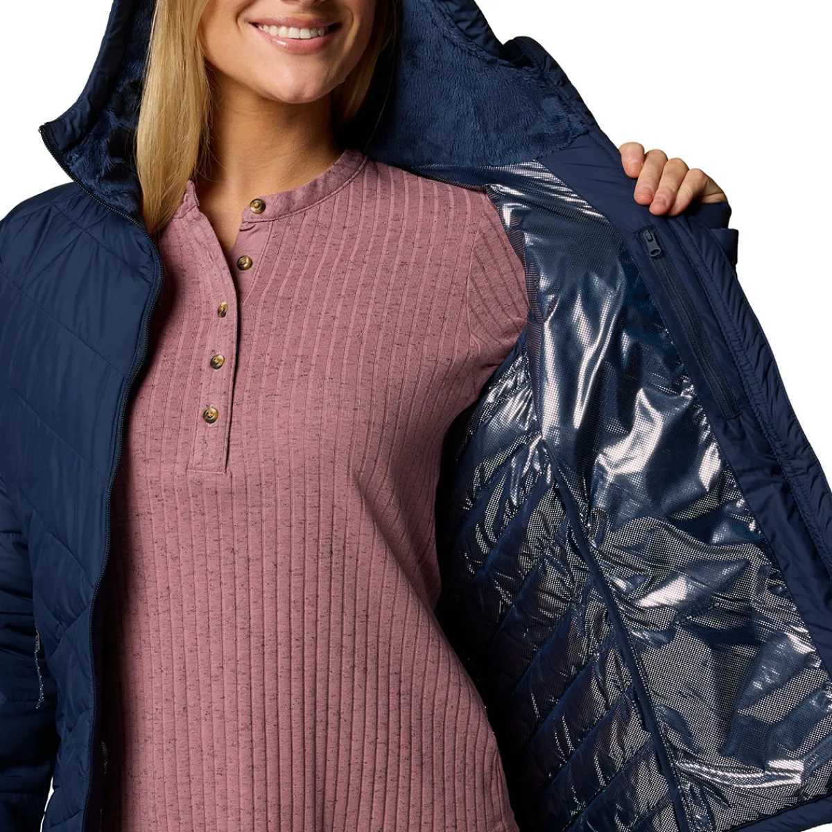 Women COLUMBIA Clothing|Mid-Season And Aerobic Jackets^Heavenly - Women's Hooded Insulated Jacket