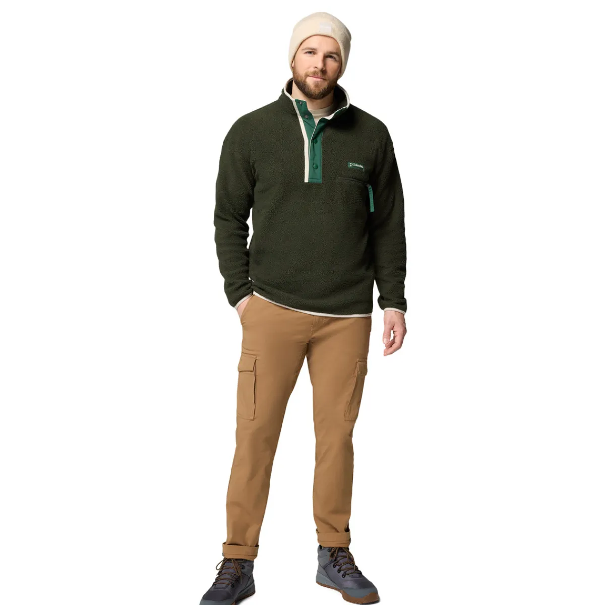 COLUMBIA Clothing|Mid-Season And Aerobic Jackets^Helvetia II - Men's Half-Snap Sweater