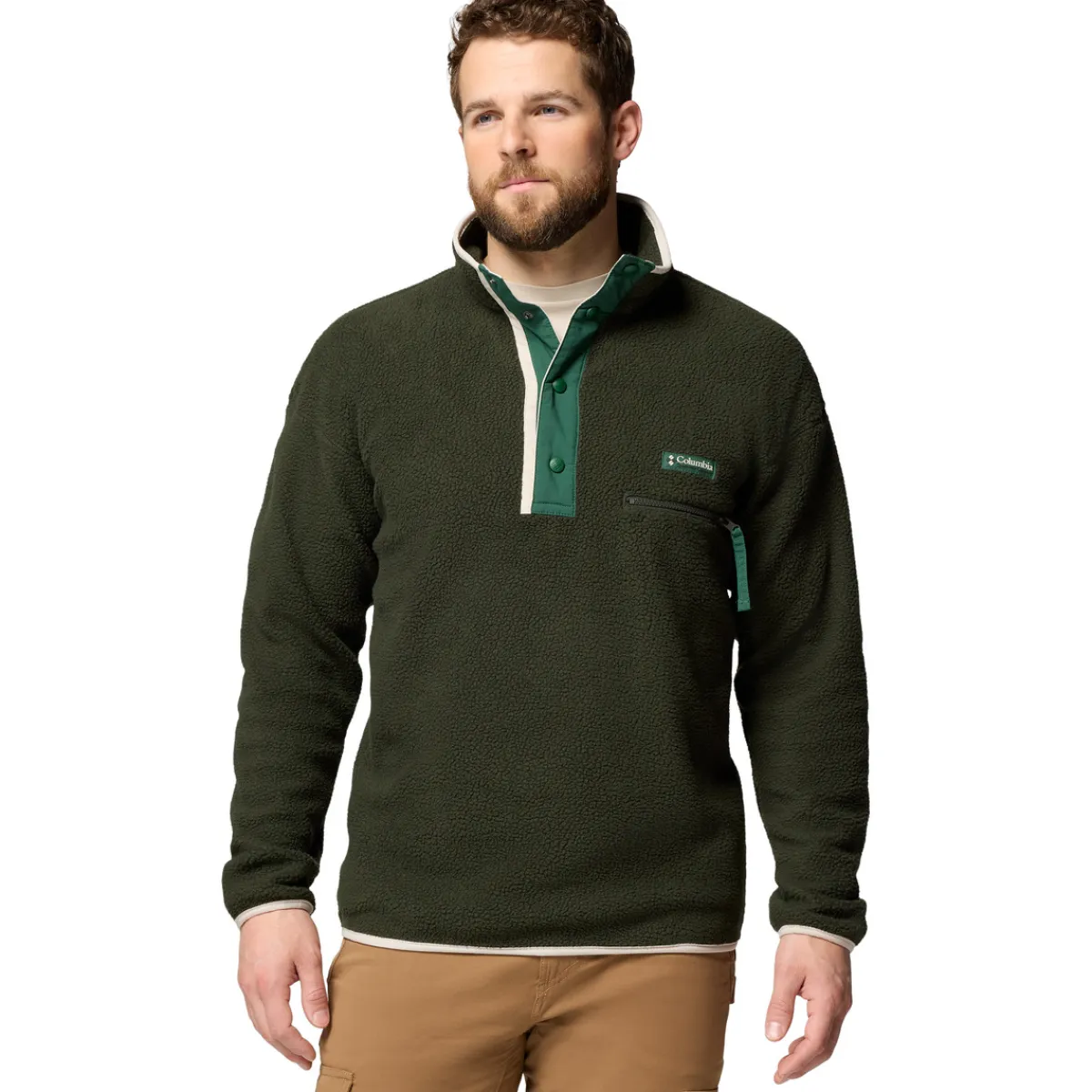 COLUMBIA Clothing|Mid-Season And Aerobic Jackets^Helvetia II - Men's Half-Snap Sweater