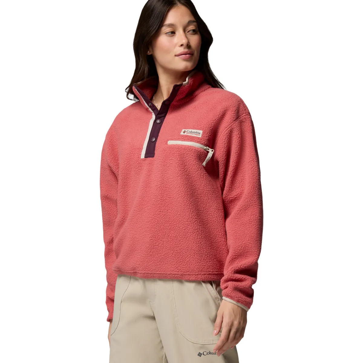 COLUMBIA Helvetia II Cropped - Women's Half-Snap Sweater