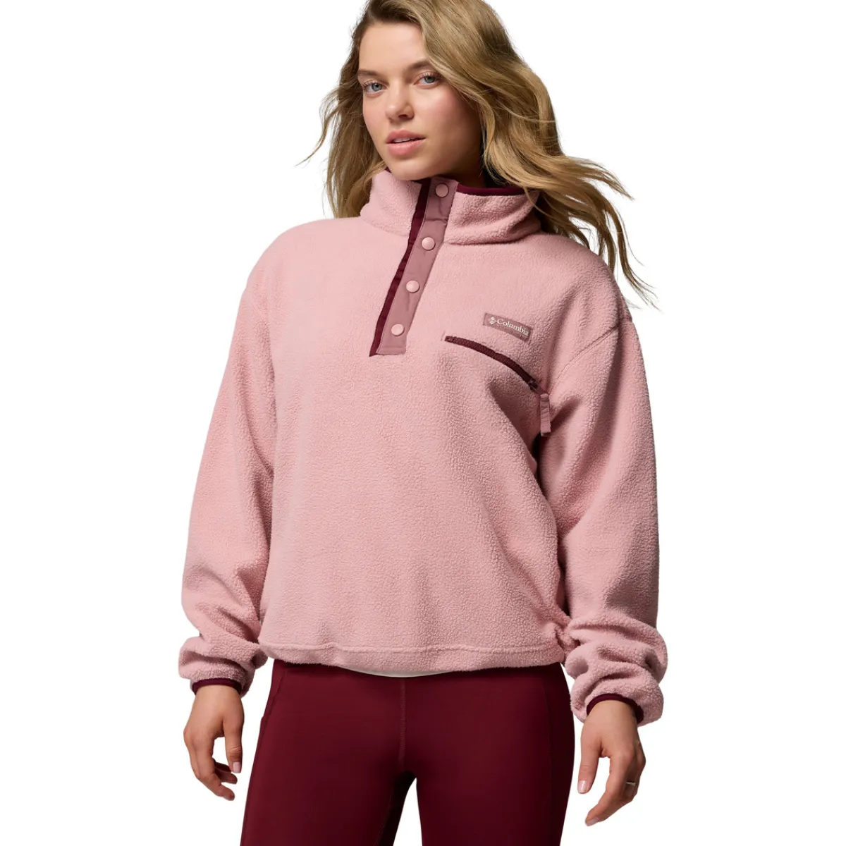 COLUMBIA Helvetia II Cropped - Women's Half-Snap Sweater