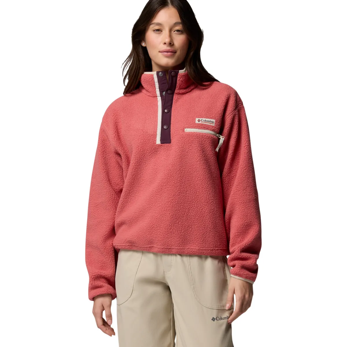 COLUMBIA Helvetia II Cropped - Women's Half-Snap Sweater