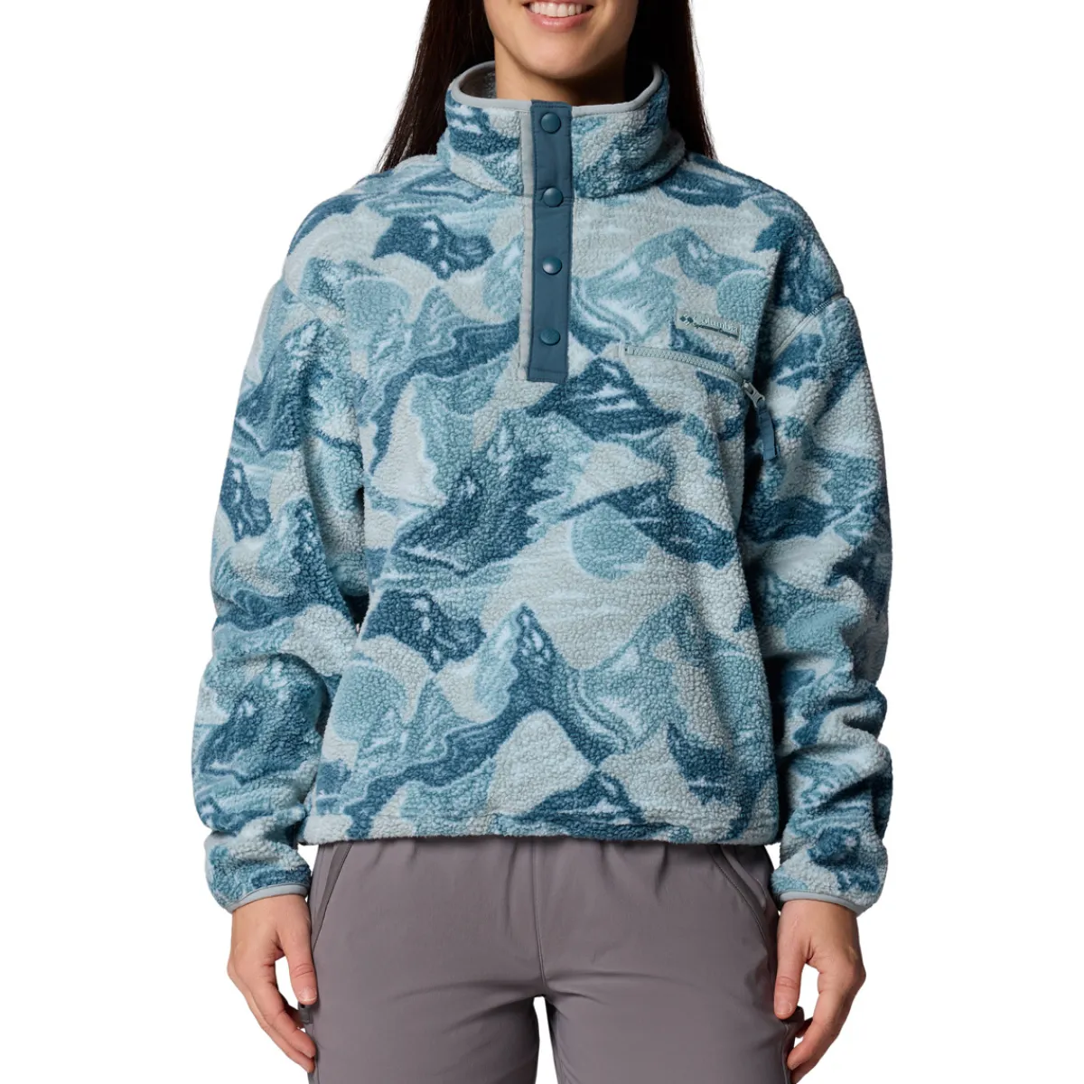 Hot COLUMBIA Helvetia II Cropped - Women's Half-Snap Sweater