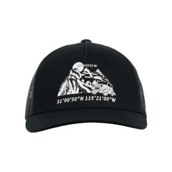 WOODS Heritage Trucker - Men's Adjustable Cap BLACK