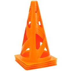 LOTTO High Visibility (Pack of 4) - Soccer Field Marker Cones ORANG