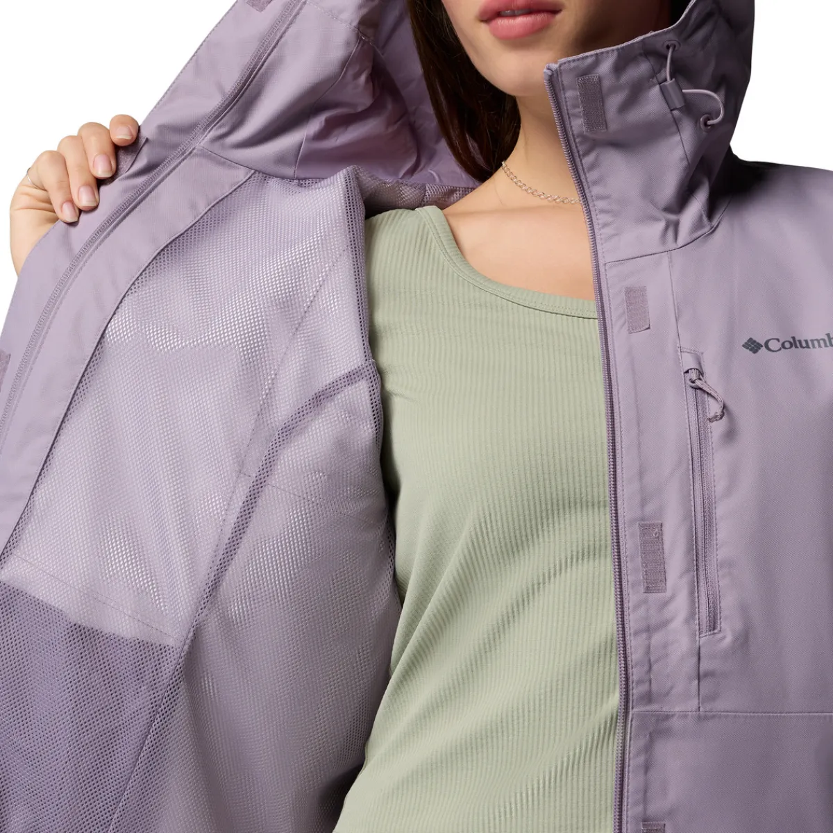 New COLUMBIA Hikebound II - Women's Rain Jacket