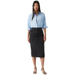Women LEVI'S Skirts^HR Back slit - Women's Skirt