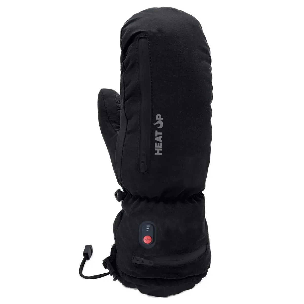 Best HEAT UP HU-MIT-SM-ST22 - Adult Heated Mitts BLACK