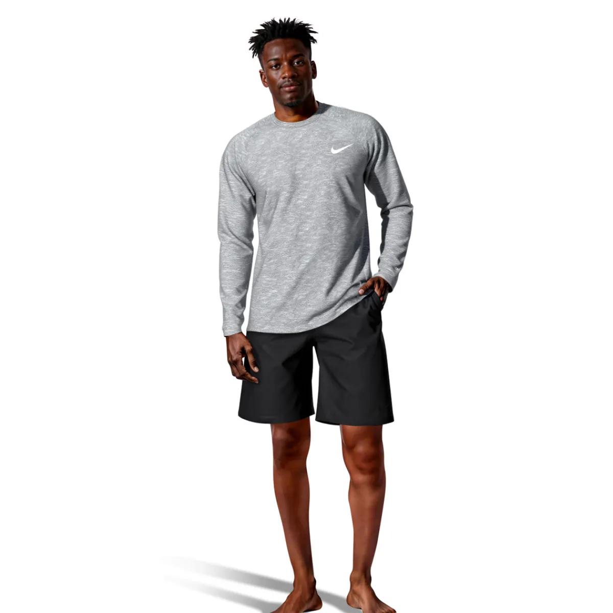 New NIKE HydroGuard - Men's Long-Sleeved Rashguard