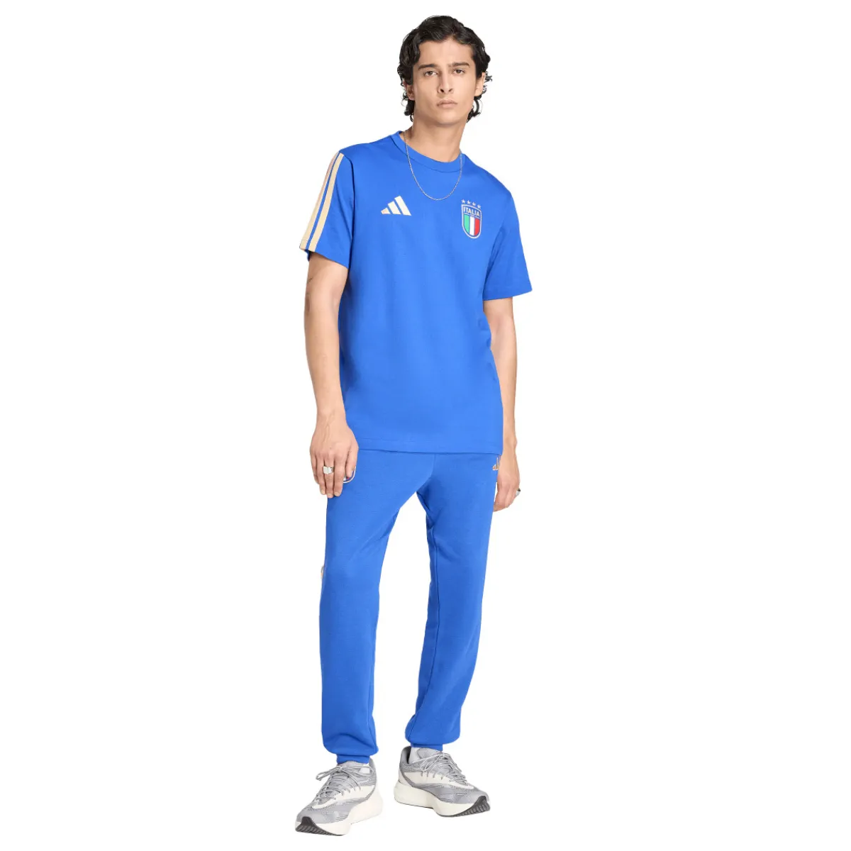 ADIDAS Soccer|Fan Zone^Italia DNA - Men's Soccer T-Shirt