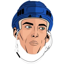 MAJOR LEAGUE SOCKS Joe Sakic Québec Nordiques NHL Rookie Edition - Adult Caricature Crew Socks