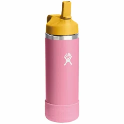 HYDRO FLASK Water Bottles|More Accessories^Kids Wide Mouth with Straw Lid 18 oz - Kids' Insulated Bottle