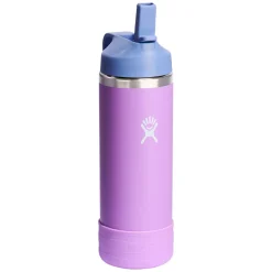 HYDRO FLASK Water Bottles|More Accessories^Kids Wide Mouth with Straw Lid 18 oz - Kids' Insulated Bottle