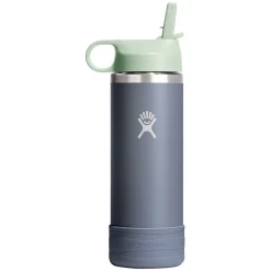 HYDRO FLASK Water Bottles|More Accessories^Kids Wide Mouth with Straw Lid 18 oz - Kids' Insulated Bottle