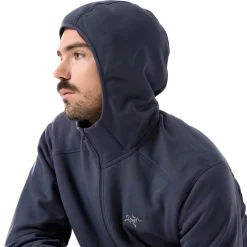 Discount ARC'TERYX Kyanite - Men's Full-Zip Fleece Hoodie BLKSP