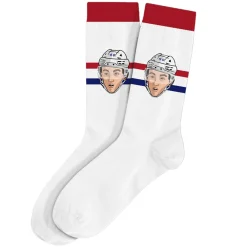 MAJOR LEAGUE SOCKS Lane Hutson Montreal Canadiens NHL - Adult Caricature Crew Socks