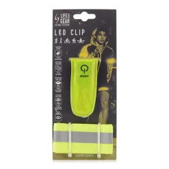 Clearance LIFE SPORTS GEAR LED Clip - Reflective Band and Clip YELLW