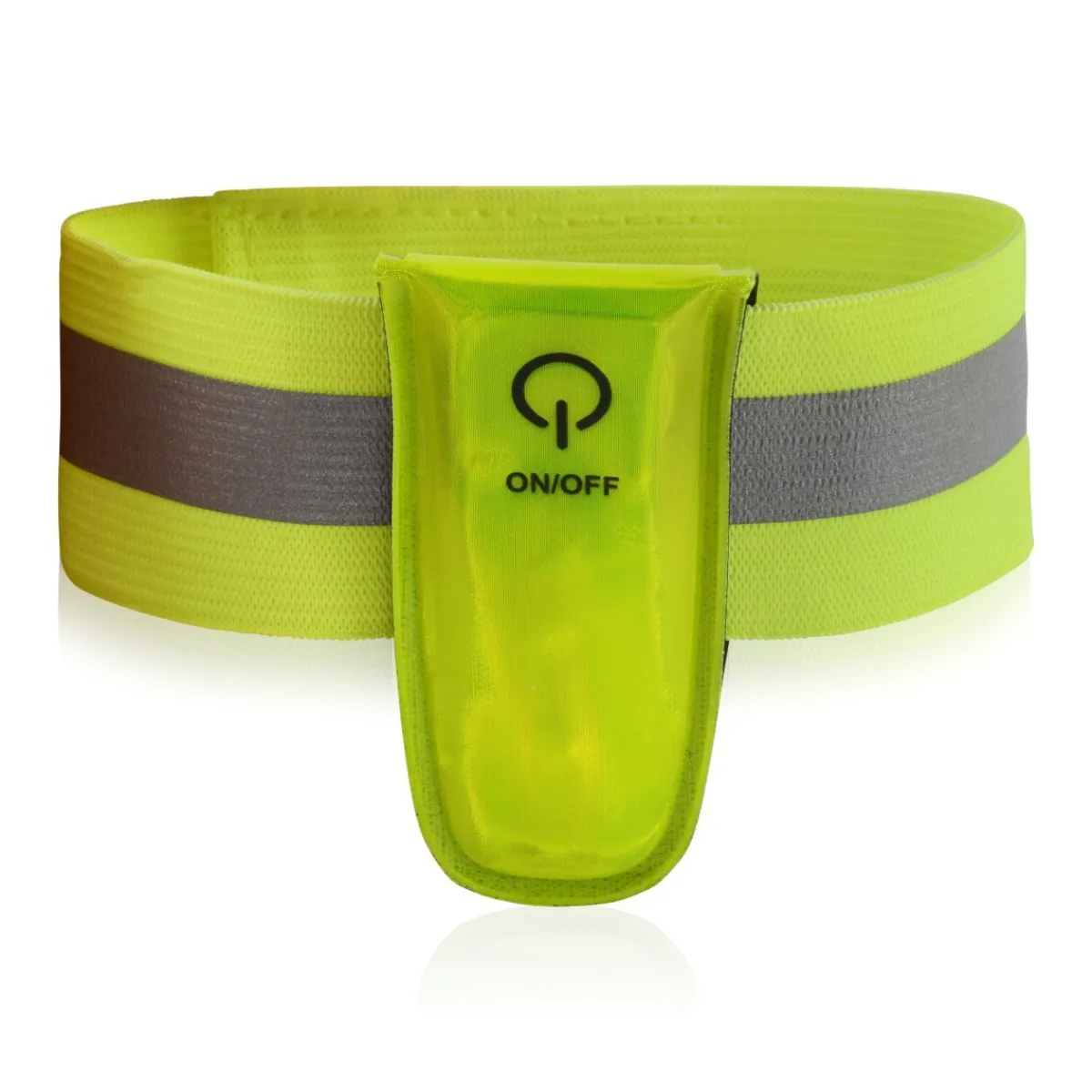 Clearance LIFE SPORTS GEAR LED Clip - Reflective Band and Clip YELLW