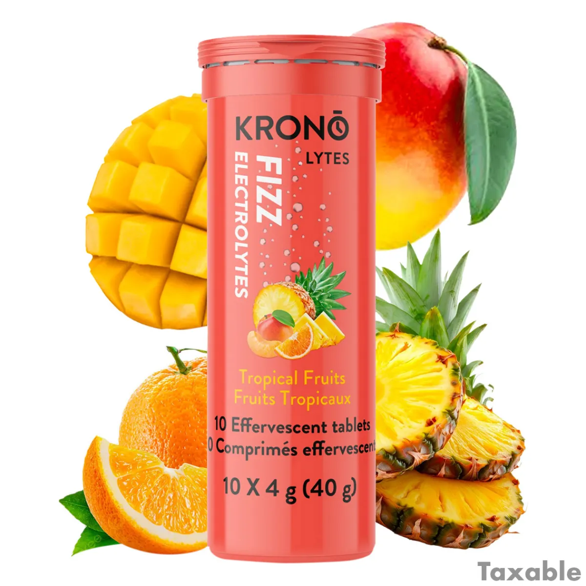 Online KRONO NUTRITION Lytes Fizz cal Fruits - Electrolytes Effervescent Tablets TROPI