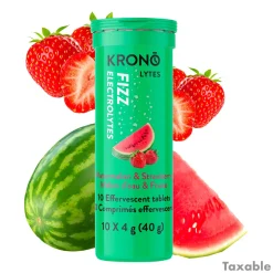KRONO NUTRITION Nutrition|Sports Nutrition And Electrolytes^Lytes Fizz Water and Strawberry - Electrolytes Effervescent Tablets