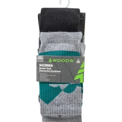 Sale WOODS MacBrien Outdoor 5K (Pack of 2 pairs) - Men's Hiking Socks F25D