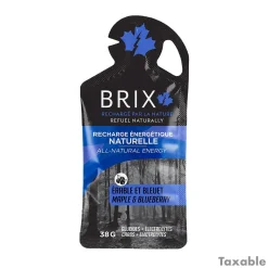 BRIX Energy Gels And Bars|Nutrition^Maple and Blueberry (38g) - Maple Syrup Energy Gel