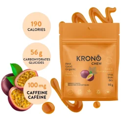 Outlet KRONO NUTRITION Maple and Passion Fruit - Organic Energy Chews ERPAS