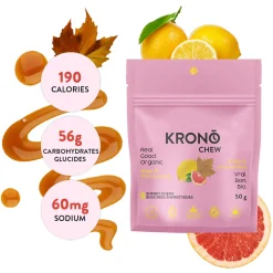 Sale KRONO NUTRITION Maple and Pink Lemonade - Organic Energy Chews LIMON