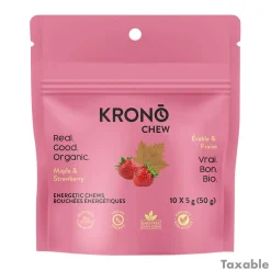 KRONO NUTRITION Energy Gels And Bars|Nutrition And Electrolytes^Maple and Strawberry - Organic Energy Chews