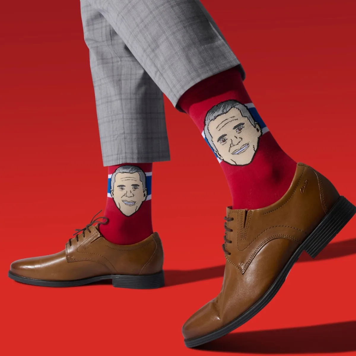 Women MAJOR LEAGUE SOCKS Socks|Fan Zone^Marty St-Louis Montreal Canadiens NHL Bench Boss Edition - Adult Caricature Crew Socks