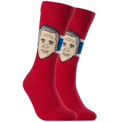 Women MAJOR LEAGUE SOCKS Socks|Fan Zone^Marty St-Louis Montreal Canadiens NHL Bench Boss Edition - Adult Caricature Crew Socks