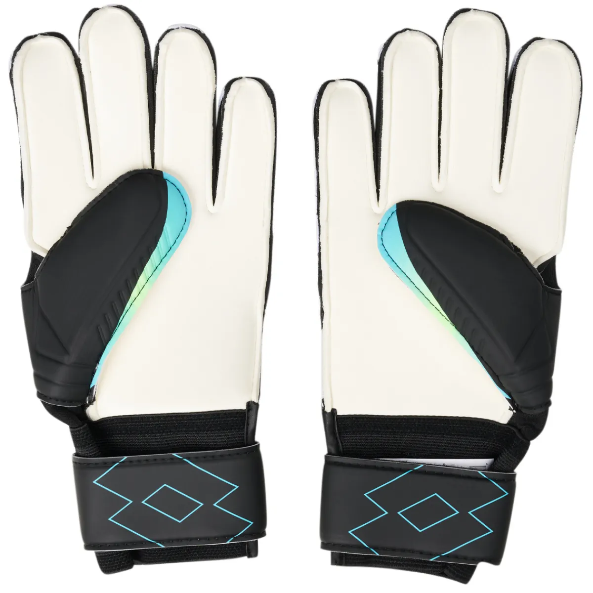 Online LOTTO Match - Junior Soccer Goalkeeper Gloves BKBLU