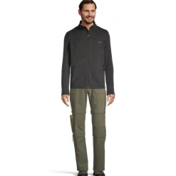 Sale WOODS Matier - Men's Polar Fleece Jacket BLACK