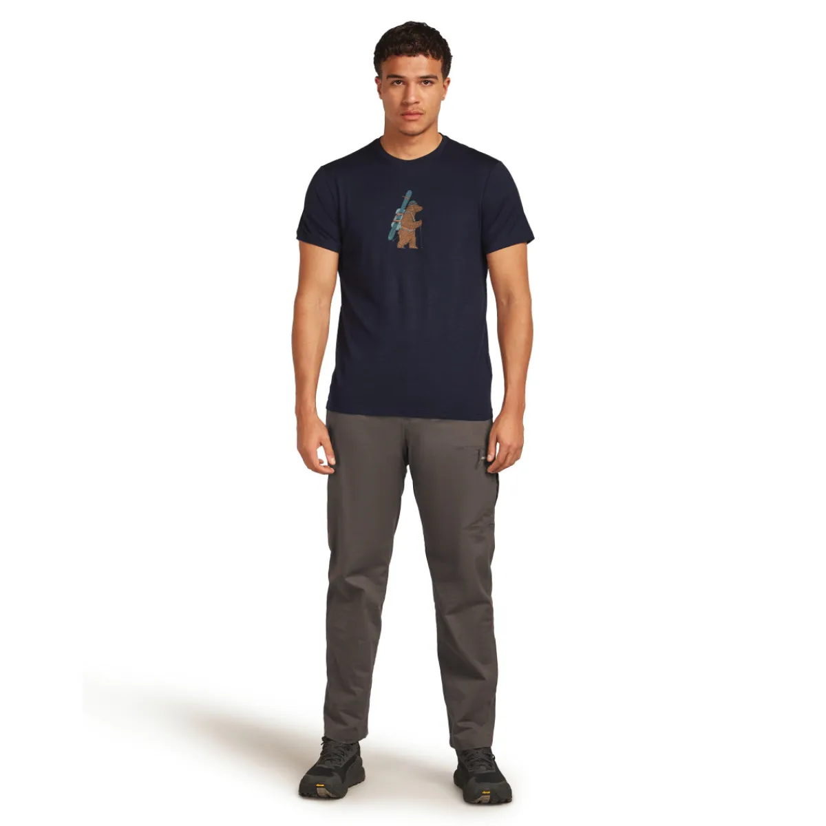 ICEBREAKER Clothing|T-Shirts And Polos^Merino 150 Tech Lite Bear tour - Men's T-Shirt