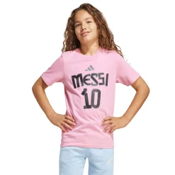 ADIDAS Messi Graphic (Name and Number) - Junior Soccer T-Shirt