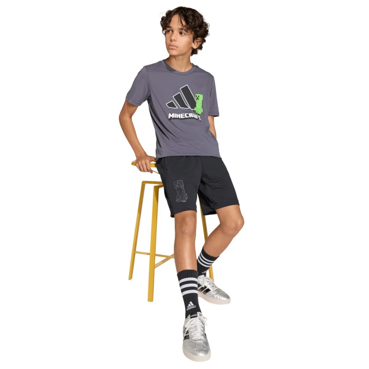 BOY ADIDAS Sportswear^Minecraft - Junior Athletic Shorts