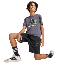 BOY ADIDAS Sportswear^Minecraft - Junior Athletic Shorts