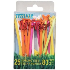 TEE-MATE Golf Accessories^Mi-Tee (Pack of 25) - Plastic Golf Tees